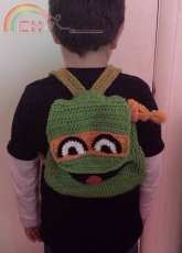 Crafty Mama Creations - Raechel Mayfield - TMNT Inspired Backpack