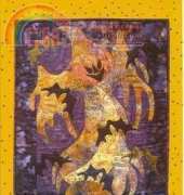 Dandelion Seed Design - Dancing with Bats Wall Hanging 2007