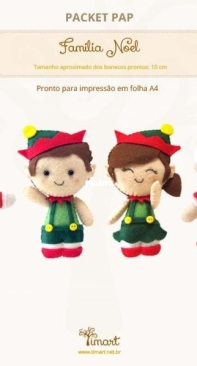 Timart - Familia Noel - Xmas Family - Portuguese