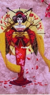 Autumn Lane Stitchery - Sakura The Geisha