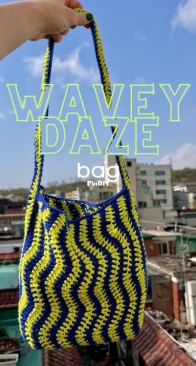 Just the worsted Design - Lindsey - Wavey Daze Bag