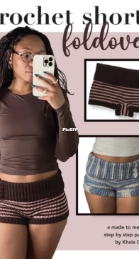 KhalaBaela - Khala Baela - Crochet Short Foldover