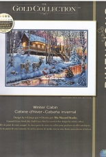 Dimensions - The Gold Collection 70-08976 Winter Cabin