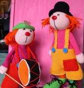 Hip Haakwerk - Carla Stey - Dolf the clown - Dutch