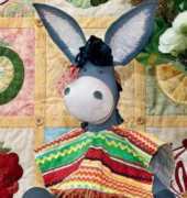 Donkey Pablo by Karen Winderlich from Australian Homespun 108 - 2012