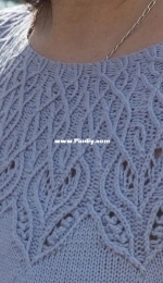 Pasqueflower Jumper by Alena Malevitch - Russian