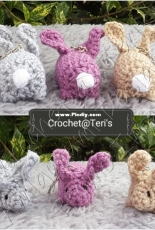 Crochet at Teris - Teri Hamilton - Twisted Bunny Keychains - Free