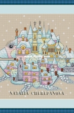 Winter Town by Natalia Cherepanova