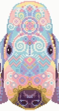 Awesome Pattern Studio - CS2209 - Mandala Bedlington Terrier XSD