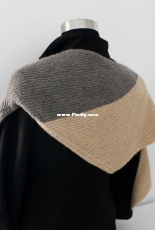 Sand Dunes Shawl by Baah Yarn-Free