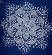 knitted doilies - my work