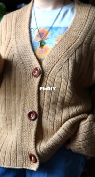 Gaon Cardigan Aran by Soomin Ahn