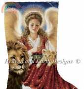 HAED HAEDDOGST 146 Stocking Angel Lion and Lamb (Large Format)
