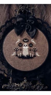 The Witchy Stitcher - Three of Besoms from Witchy Stitching PCS + XSD