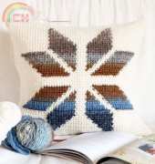 Snowflake Cushion by Little Doolally - Free