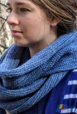Yarnthology-Herringbone Infinity Scarf by Micah Shearer-Free