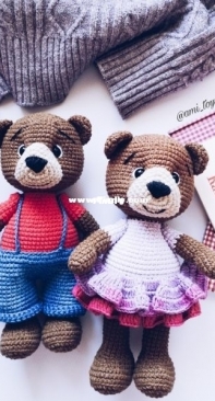 Elena Guselnikova - Bear  - Casal de ursos - Portuguese - Translated