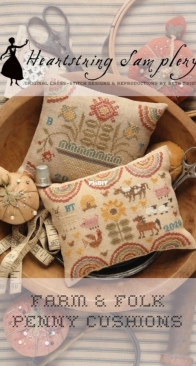 Heartstring Samplery - Farm & Folk Penny Cushions