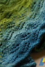 SweetGeorgia Yarns-CashSilk Fern Scarf by Felicia Lo-Free