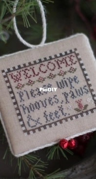 Plum Street Samplers - Noahs Christmas Ark (Noahs Welcome Mat) - Free