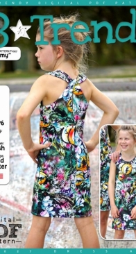 B-Trendy P1027 - Girls Dress Amy