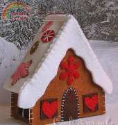 Felt Gingerbread House