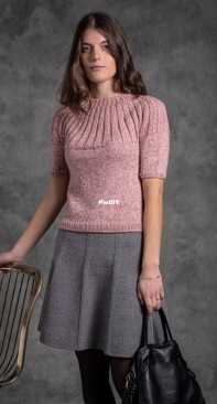 Amalie Sweater by Sesia Tricot - English, French - Free