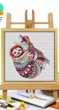 Awesome Pattern Studio - CS656 - Mandala Sloth XSD