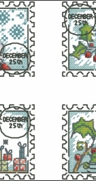Christmas Post by Durene Jones from Cross Stitcher 416 PCS + XSD