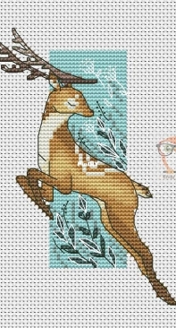 Smart Cross Stitch - Deer 2 by Alisa Okneas