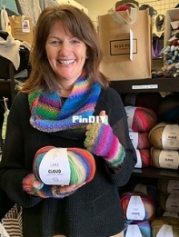 Clouds Cowl and Mitts by Diane L. Augustin