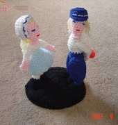 crocheted dolls
