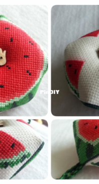 Sonamu Atelier - Watermelon Biscornu