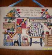 Sewing room