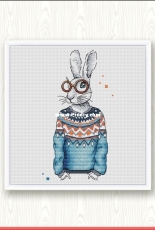 Hare Hipster by Lyubov Vodenikova  XSD