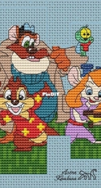 Chip and Dale  Ornament by Alena Koshkina