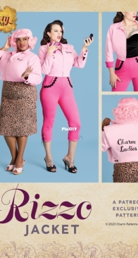 Charm Patterns - Rizzo Jacket - Size 2-20 + Size 18-34