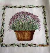 Basket of Lavender Done!