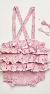 Baby Ballerina Romper - Anchor Crafts - English, Spanish.