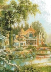A Famous Great Picture FG-P038 - House in the Woods