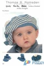 DK Hat, Beret and Bootees by Thomas B. Ramsden & Co-Free
