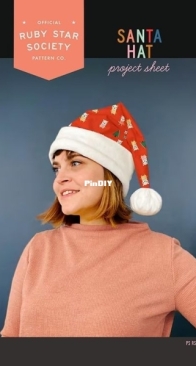Ruby Star Society - Moda Fabrics - Santa Hat Pattern - Free