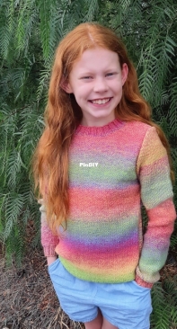 PT 8620 Kids Reverse Stockingette Jumper by Bendigo Woollen Mills-Free