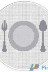 Daily Cross Stitch - Silver Ware