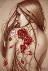 HAED HAESARMINI 151 Mini Rose Tattoo by Sabine Rich