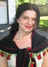 Garden in Garter Shawl by Lana Fast