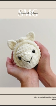 Unraveled and Unwound - Sharon Gonzalez - Alpaca and Corn  Mini Stress Ball Buddies