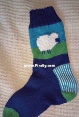 My version of Sheepish Socks