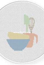 Daily Cross Stitch - Baking Items