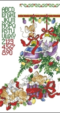 Not A Creature Was Stirring Stocking from Stoney Creek Collection July/August 1995 XSD